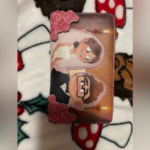 Pink Cartoon Couple Wallet